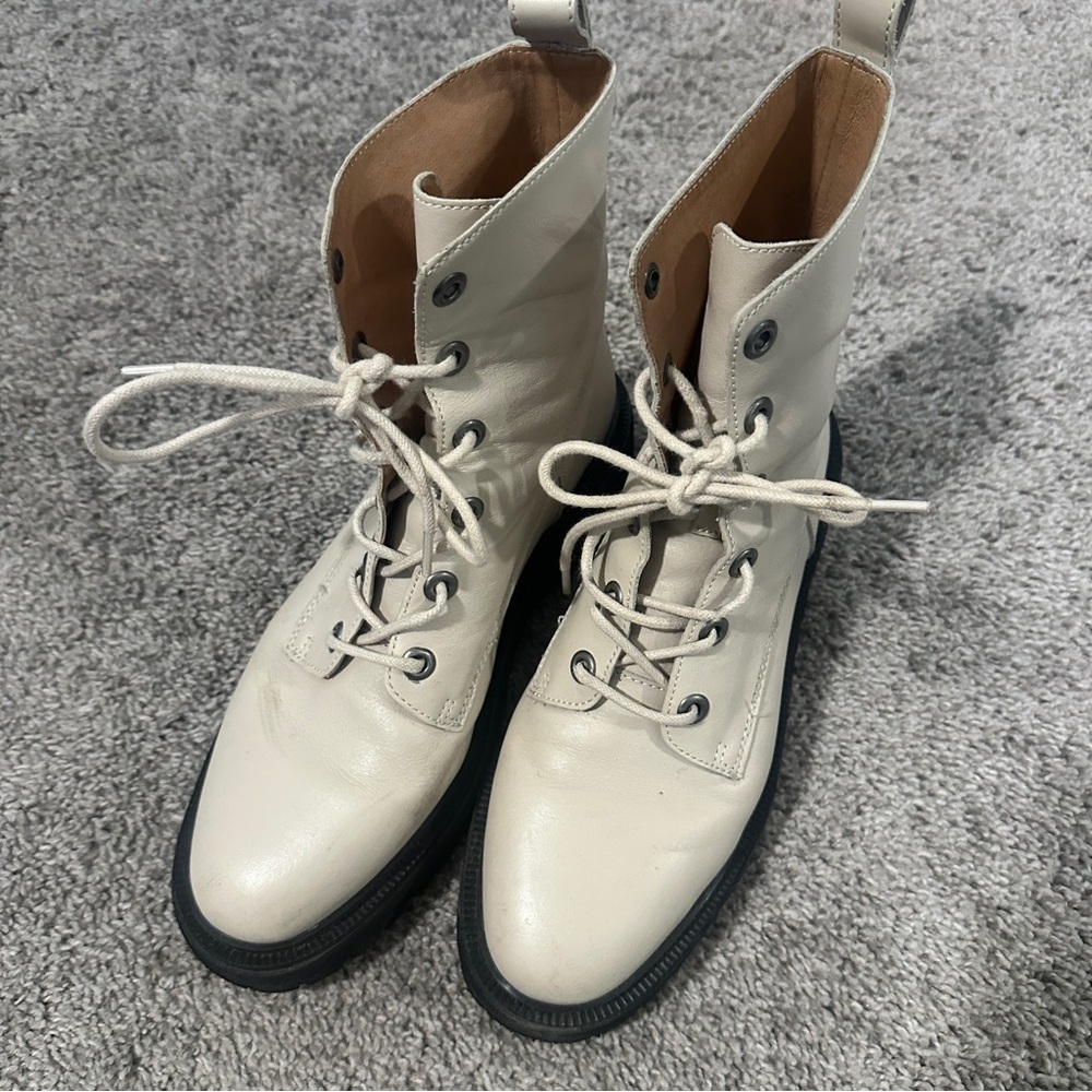 Madewell Rayna Lace-Up Boot